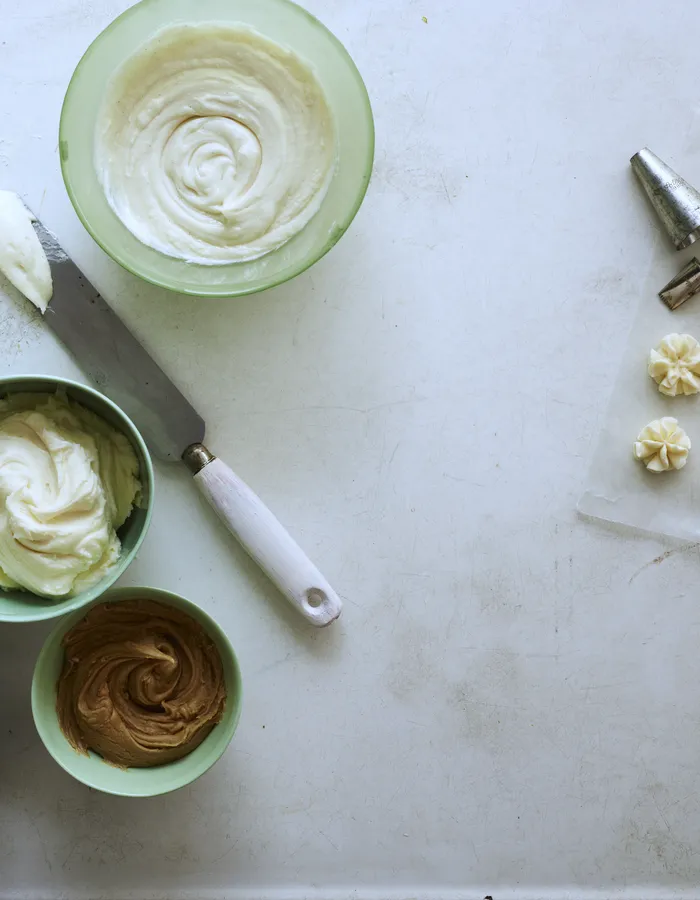 House-made buttercream frostings