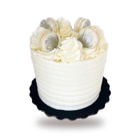 Silver Celebration case cake