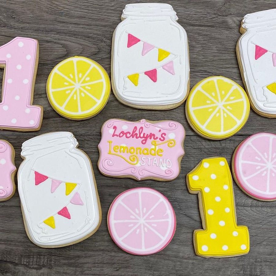 Decorated cookies by Sweet Escape Cake Company, Indianapolis