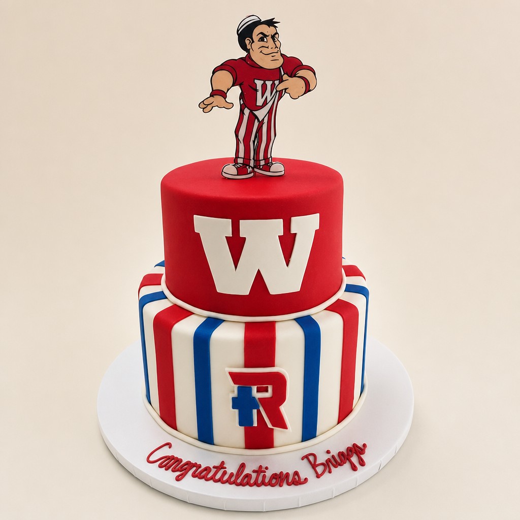 Graduation cake by Sweet Escape Cake Company, Indianapolis