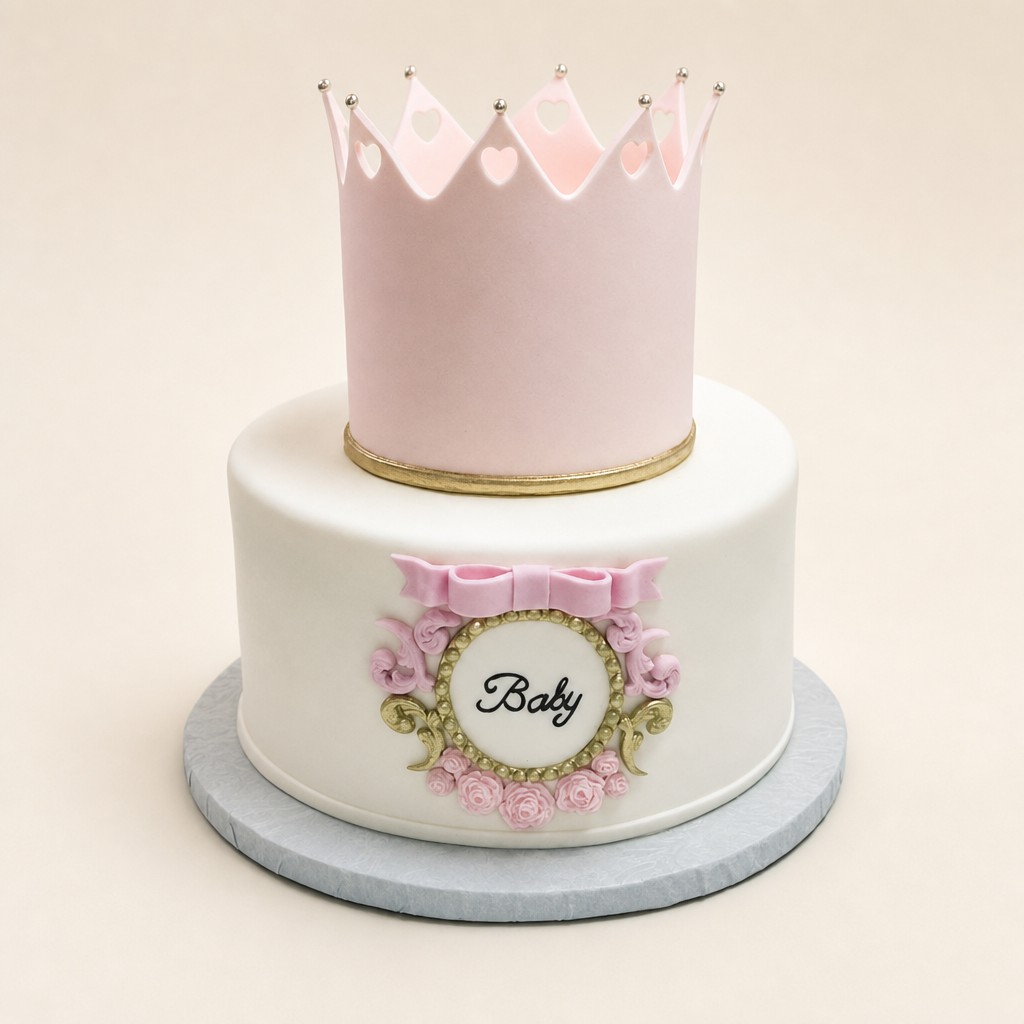 Baby shower cake by Sweet Escape Cake Company, Indianapolis