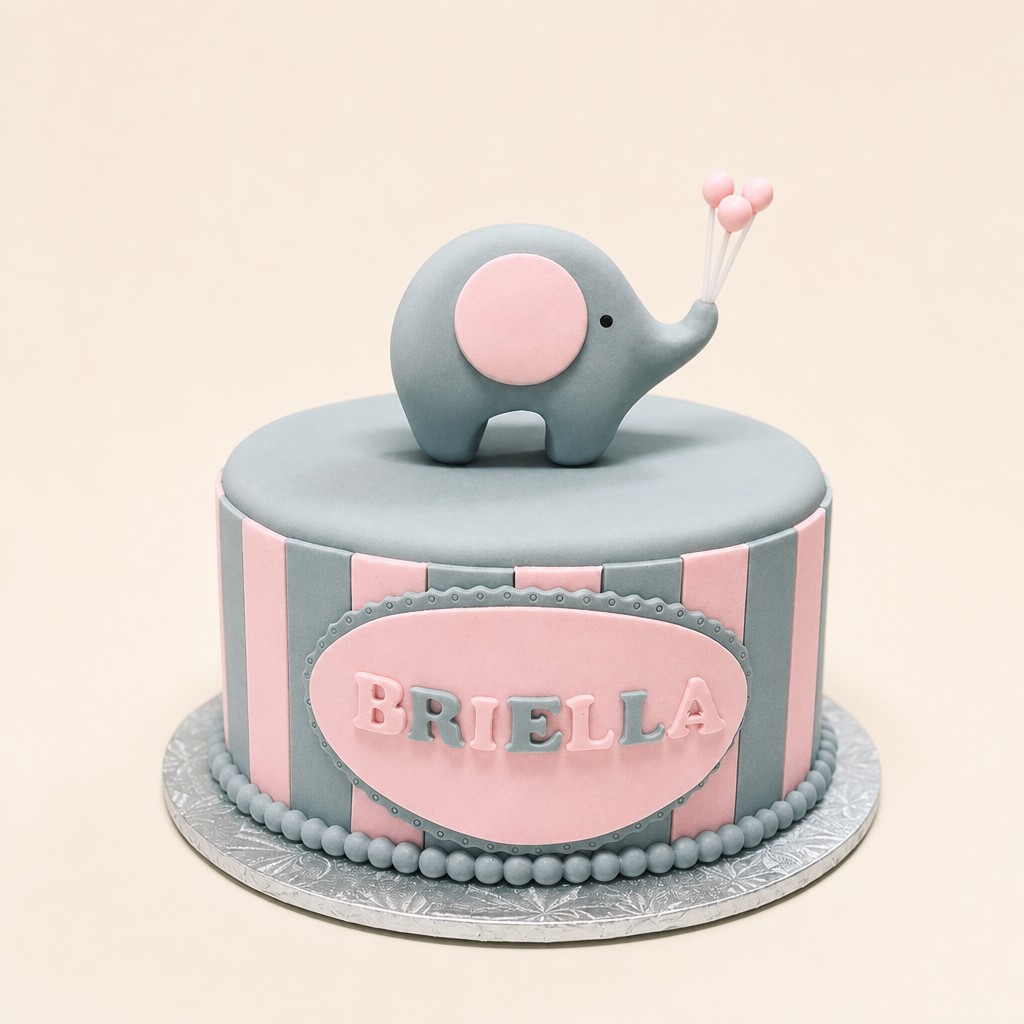Baby shower cake by Sweet Escape Cake Company, Indianapolis