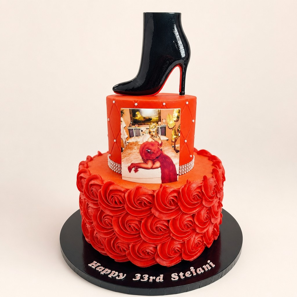 Birthday cake by Sweet Escape Cake Company, Indianapolis