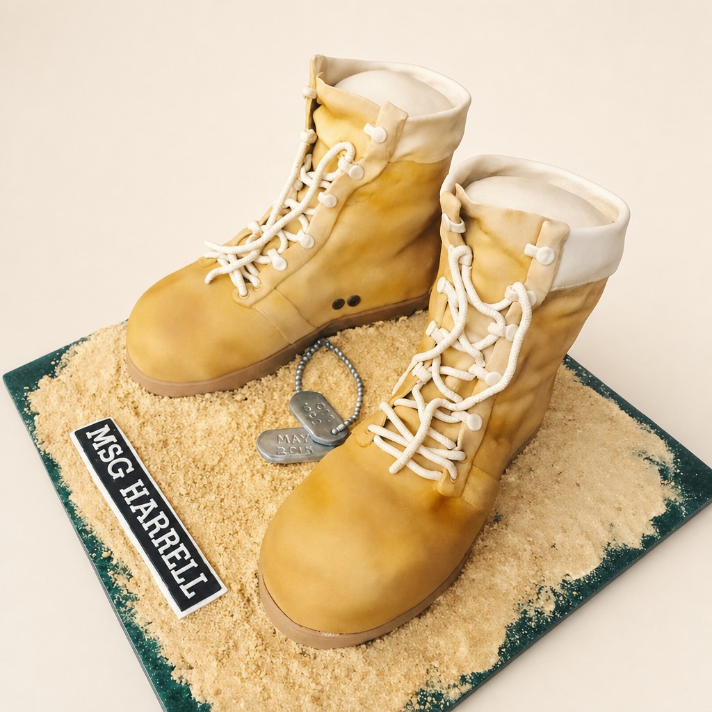 Retirement cake by Sweet Escape Cake Company, Indianapolis