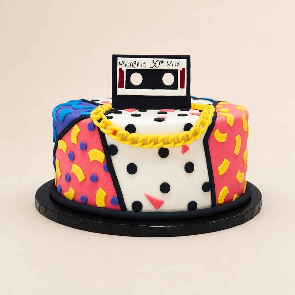 Birthday cake by Sweet Escape Cake Company, Indianapolis