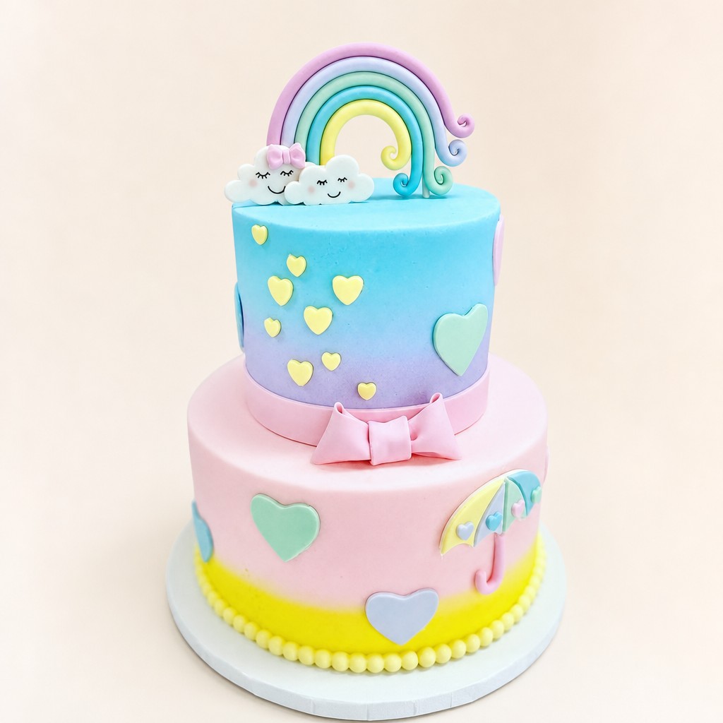 Birthday cake by Sweet Escape Cake Company, Indianapolis