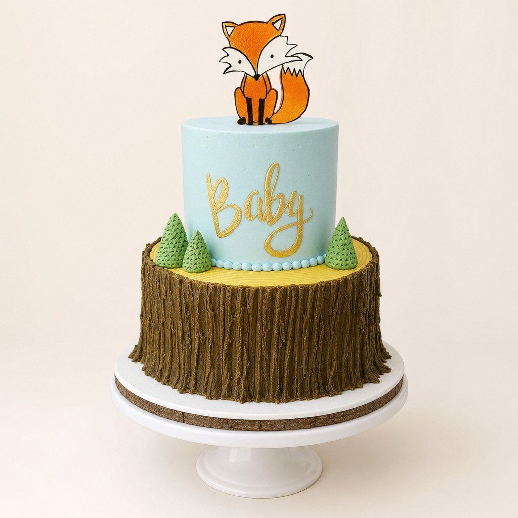 Baby shower cake by Sweet Escape Cake Company, Indianapolis