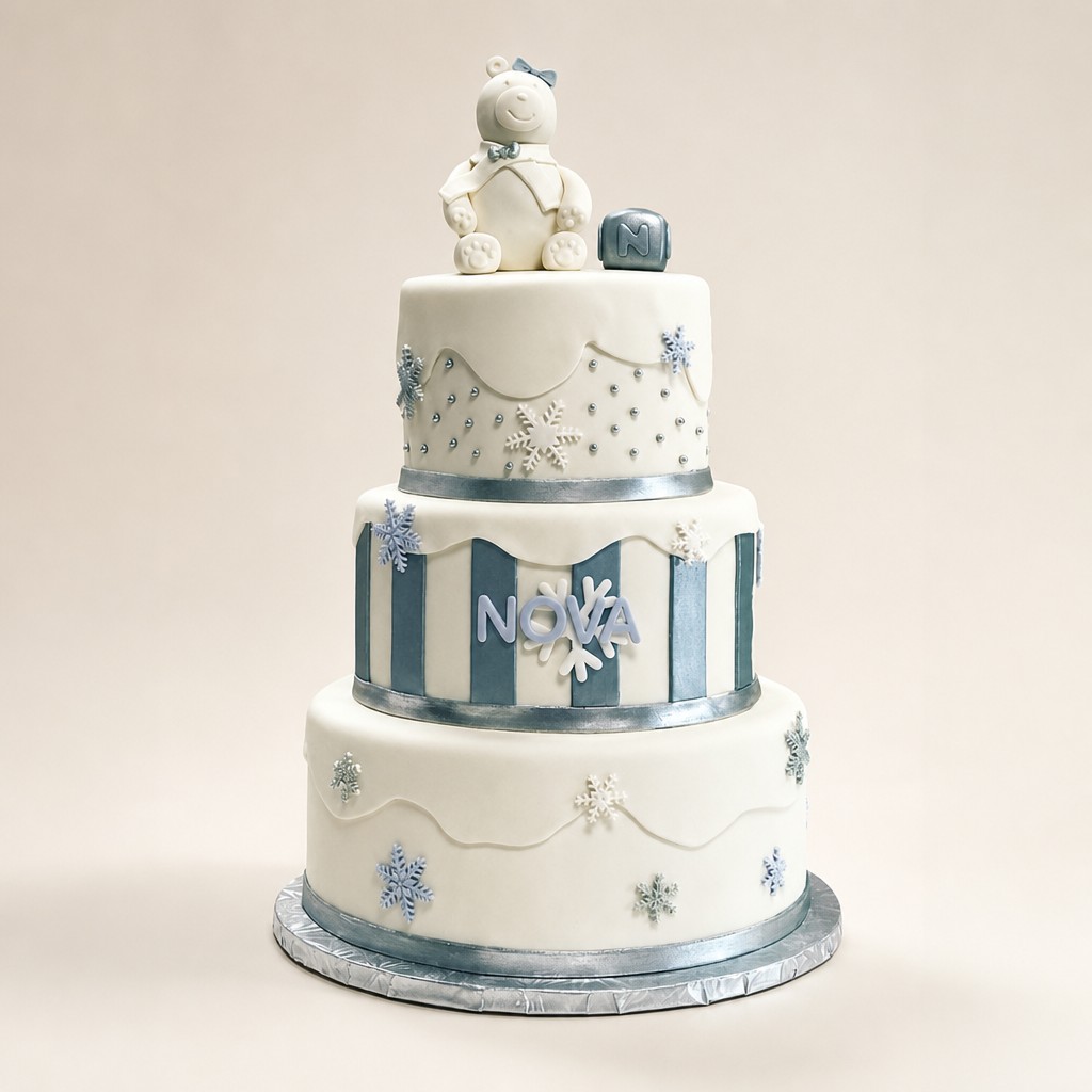 Baby shower cake by Sweet Escape Cake Company, Indianapolis