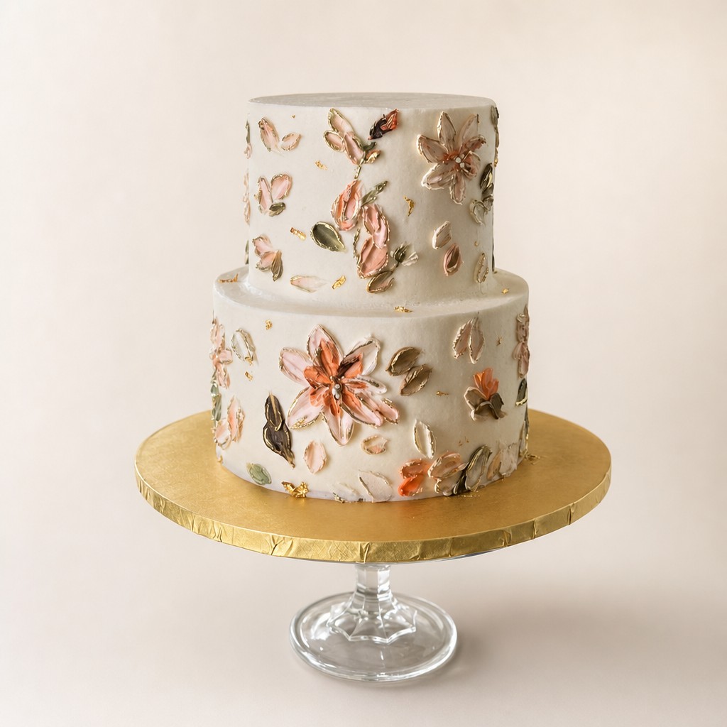 Wedding cake by Sweet Escape Cake Company, Indianapolis