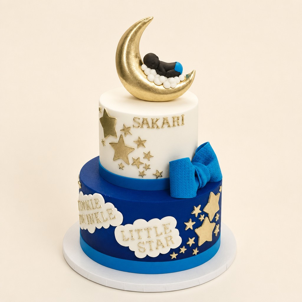 Baby shower cake by Sweet Escape Cake Company, Indianapolis
