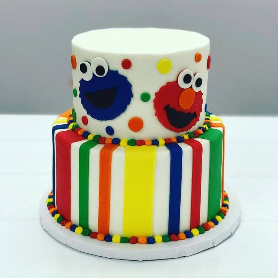 Birthday cake by Sweet Escape Cake Company, Indianapolis