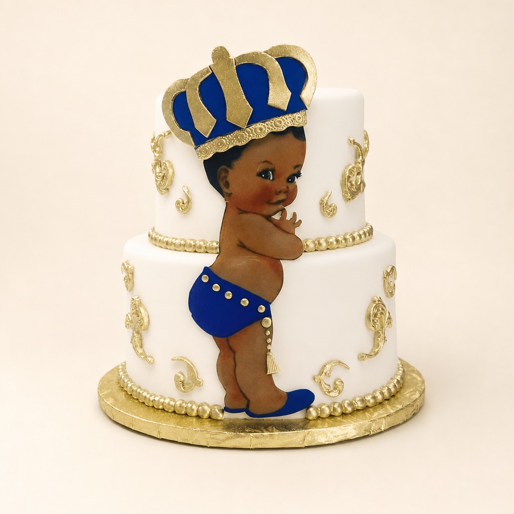 Baby shower cake by Sweet Escape Cake Company, Indianapolis