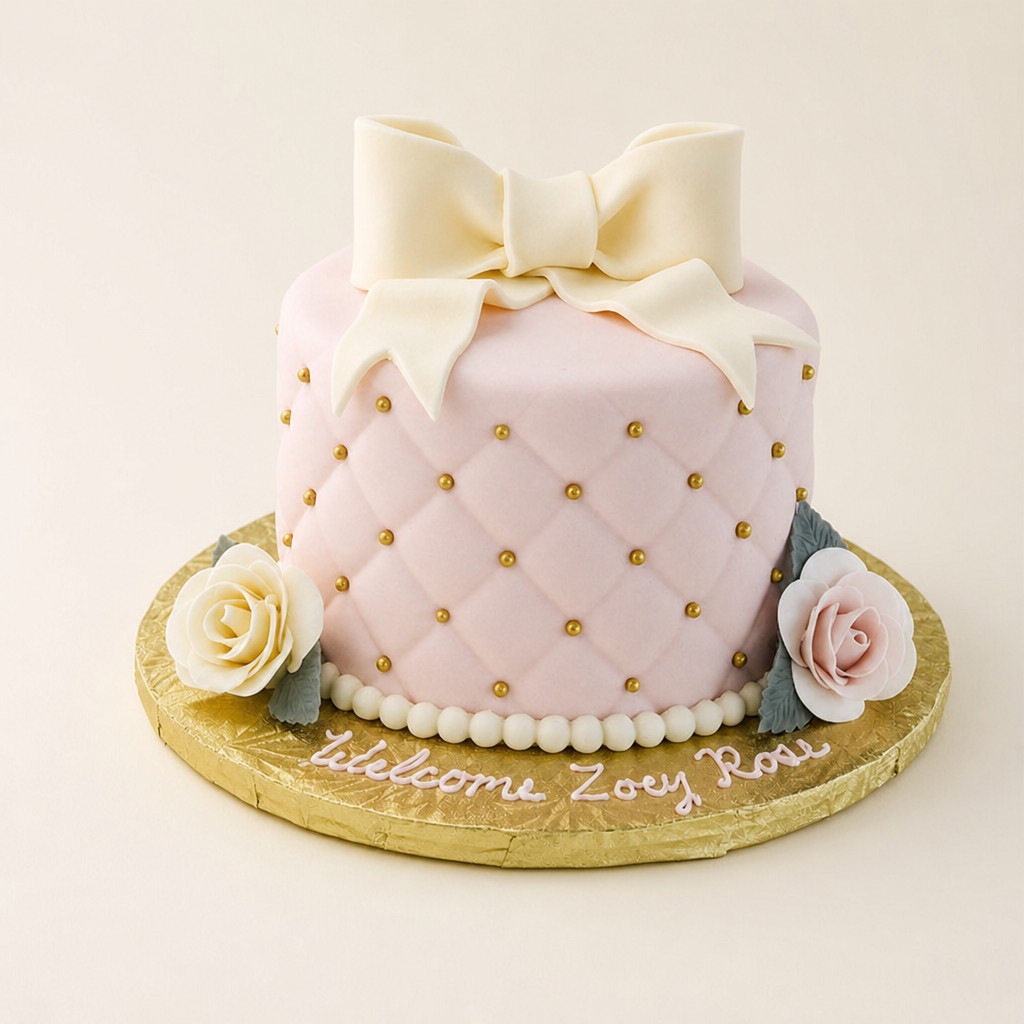 Baby shower cake by Sweet Escape Cake Company, Indianapolis