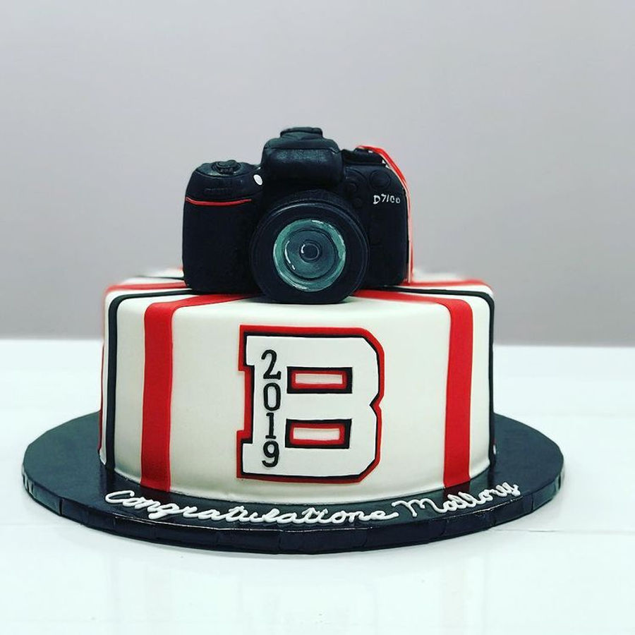 Graduation cake by Sweet Escape Cake Company, Indianapolis