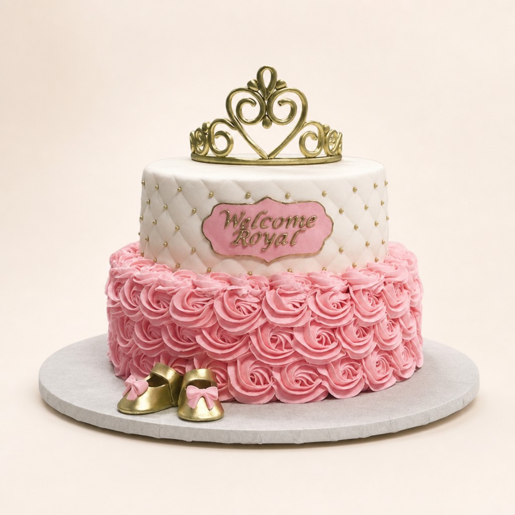 Baby shower cake by Sweet Escape Cake Company, Indianapolis