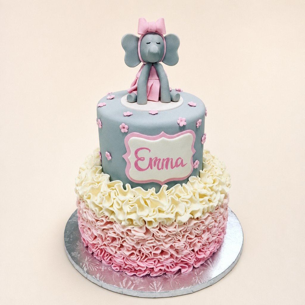 Baby shower cake by Sweet Escape Cake Company, Indianapolis