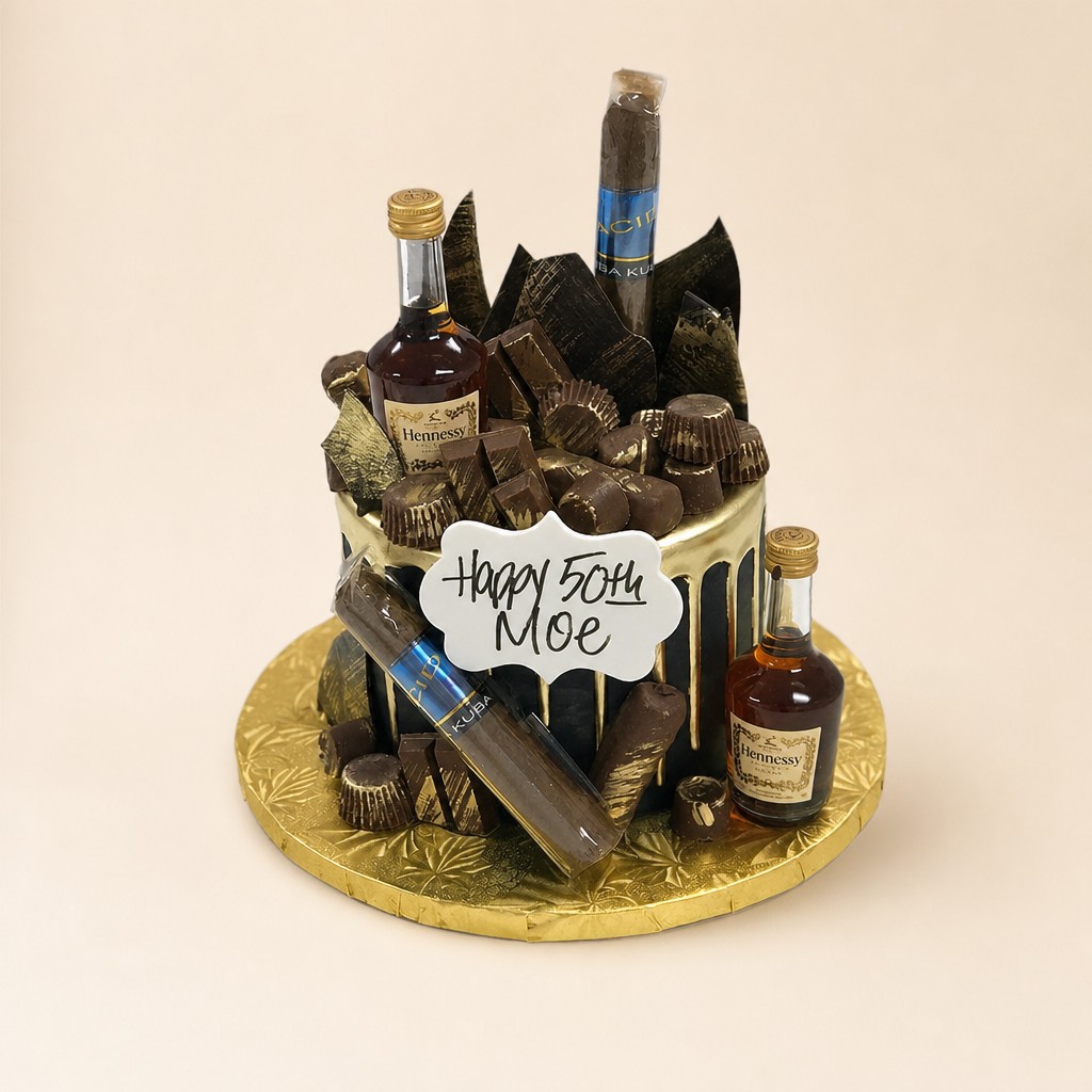 Birthday cake by Sweet Escape Cake Company, Indianapolis