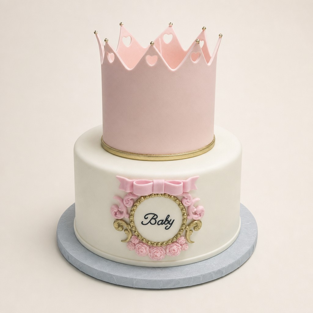 Baby shower cake by Sweet Escape Cake Company, Indianapolis