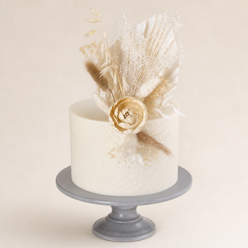 Wedding cake by Sweet Escape Cake Company, Indianapolis