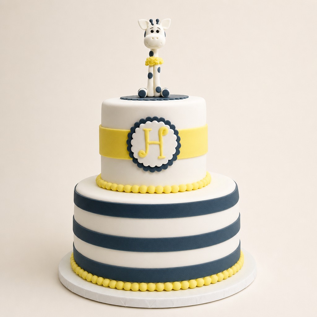 Baby shower cake by Sweet Escape Cake Company, Indianapolis