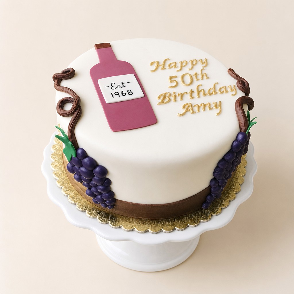Birthday cake by Sweet Escape Cake Company, Indianapolis