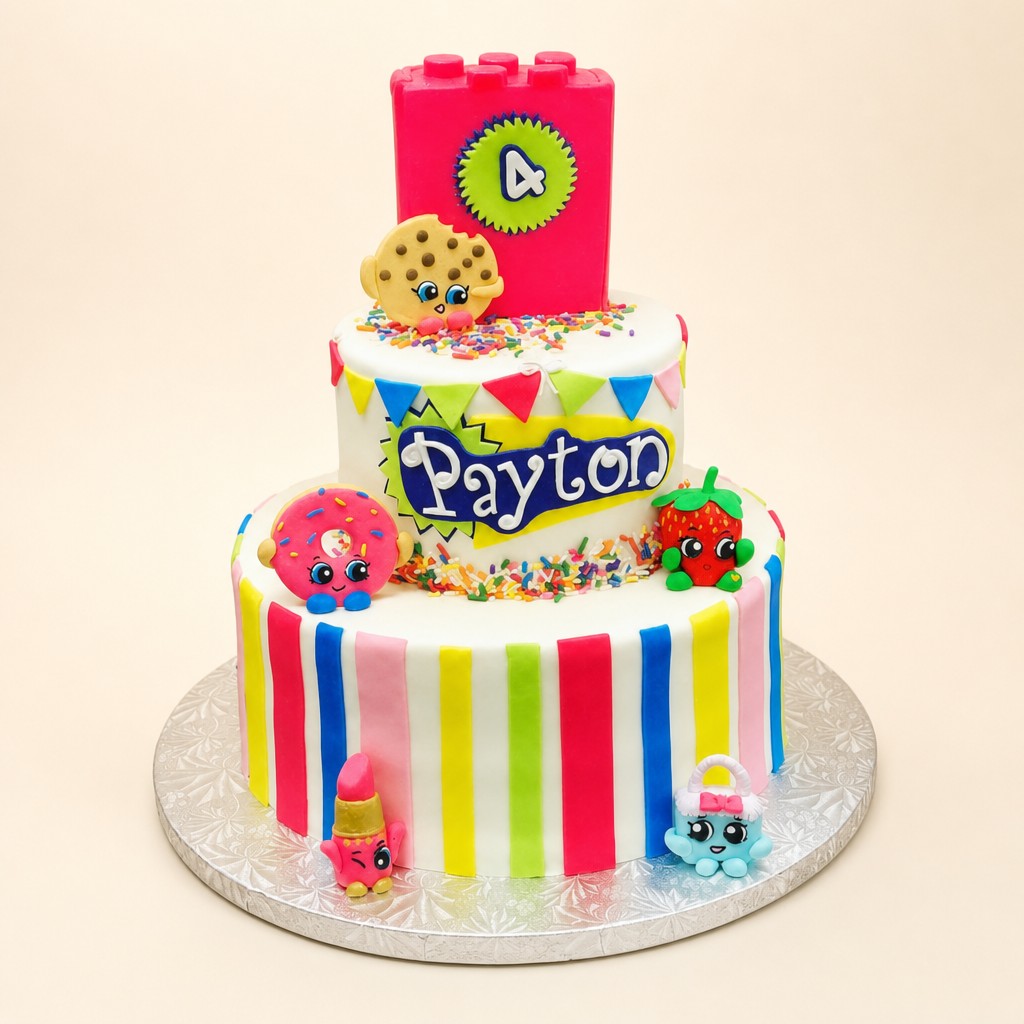 Birthday cake by Sweet Escape Cake Company, Indianapolis