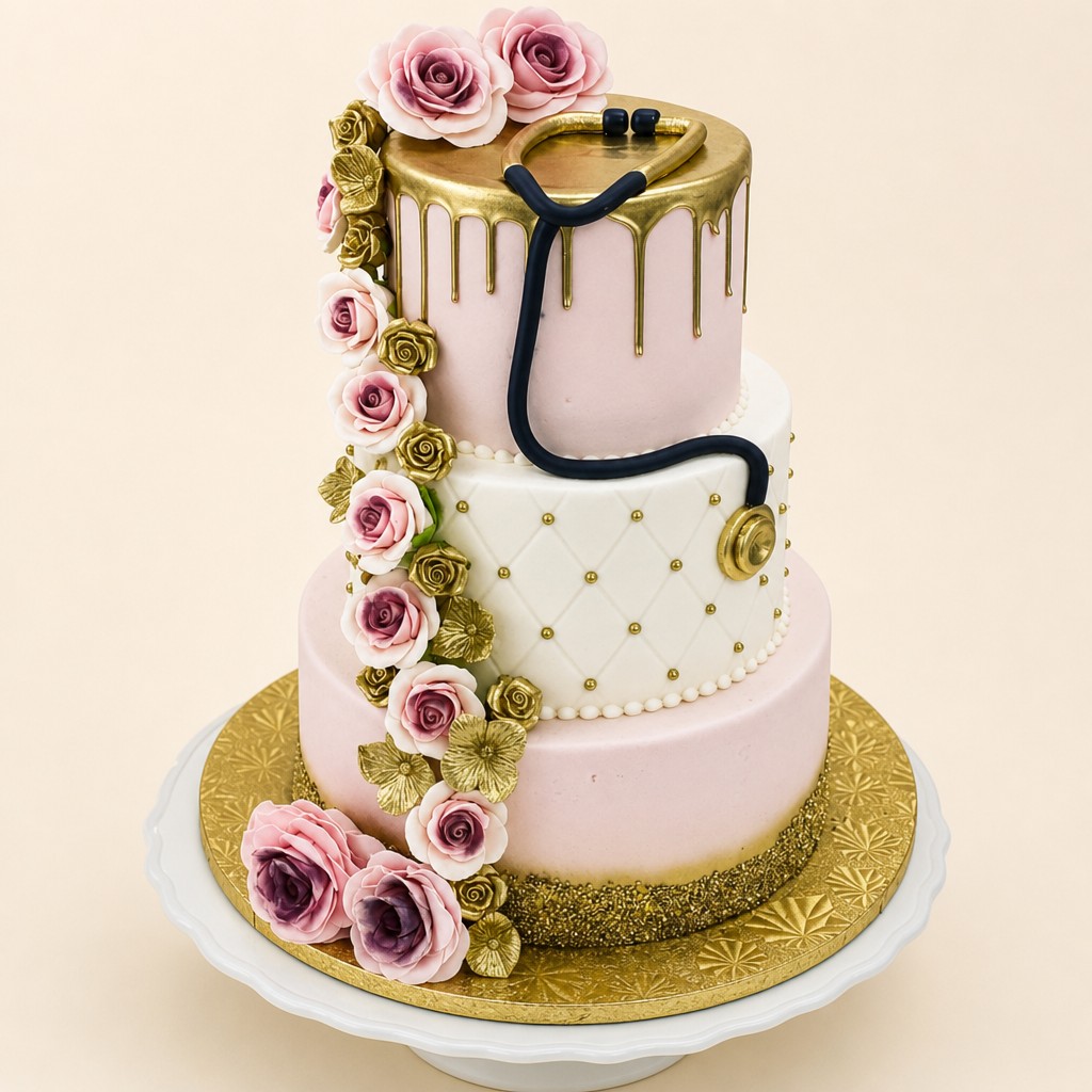 Graduation cake by Sweet Escape Cake Company, Indianapolis