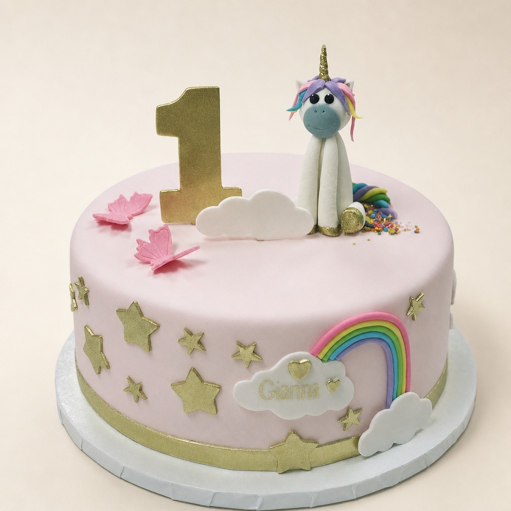 Birthday cake by Sweet Escape Cake Company, Indianapolis