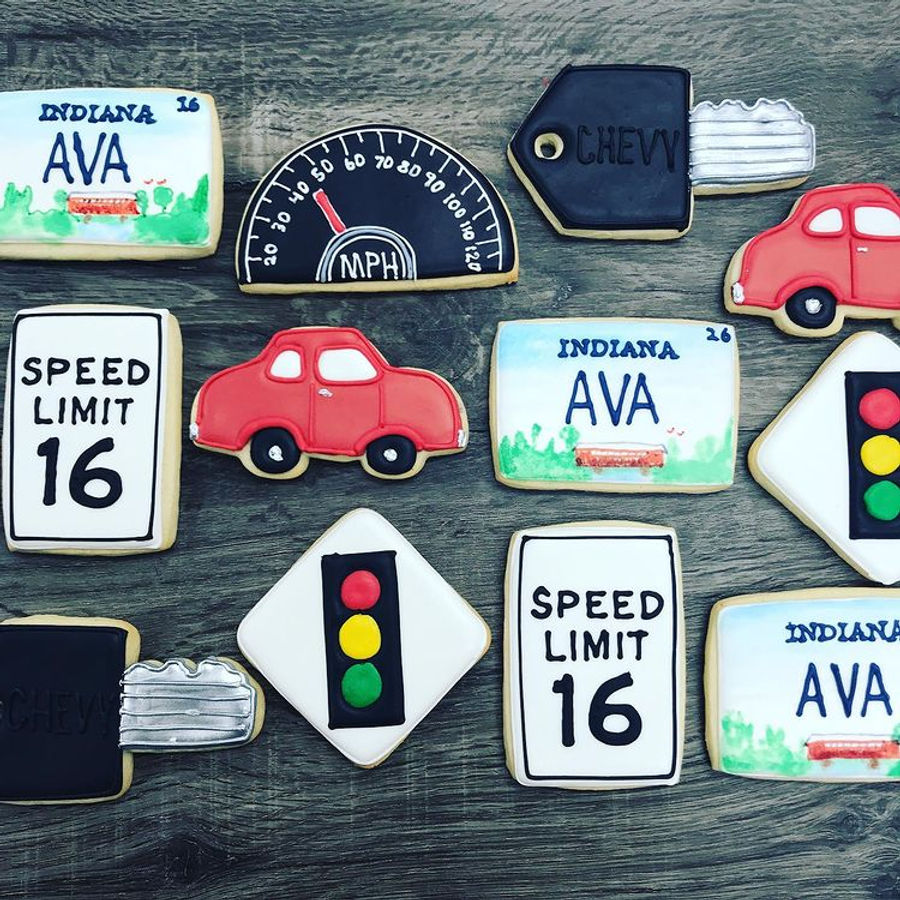 Decorated cookies by Sweet Escape Cake Company, Indianapolis