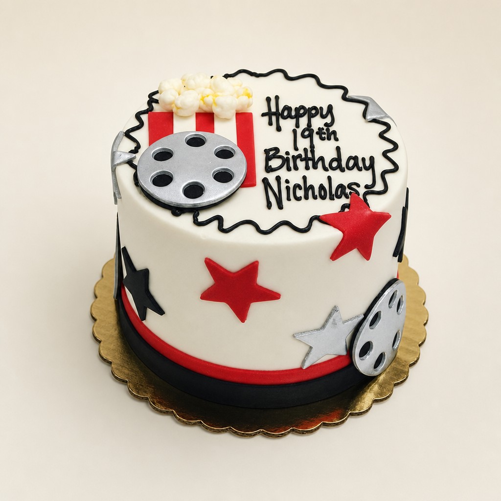 Birthday cake by Sweet Escape Cake Company, Indianapolis