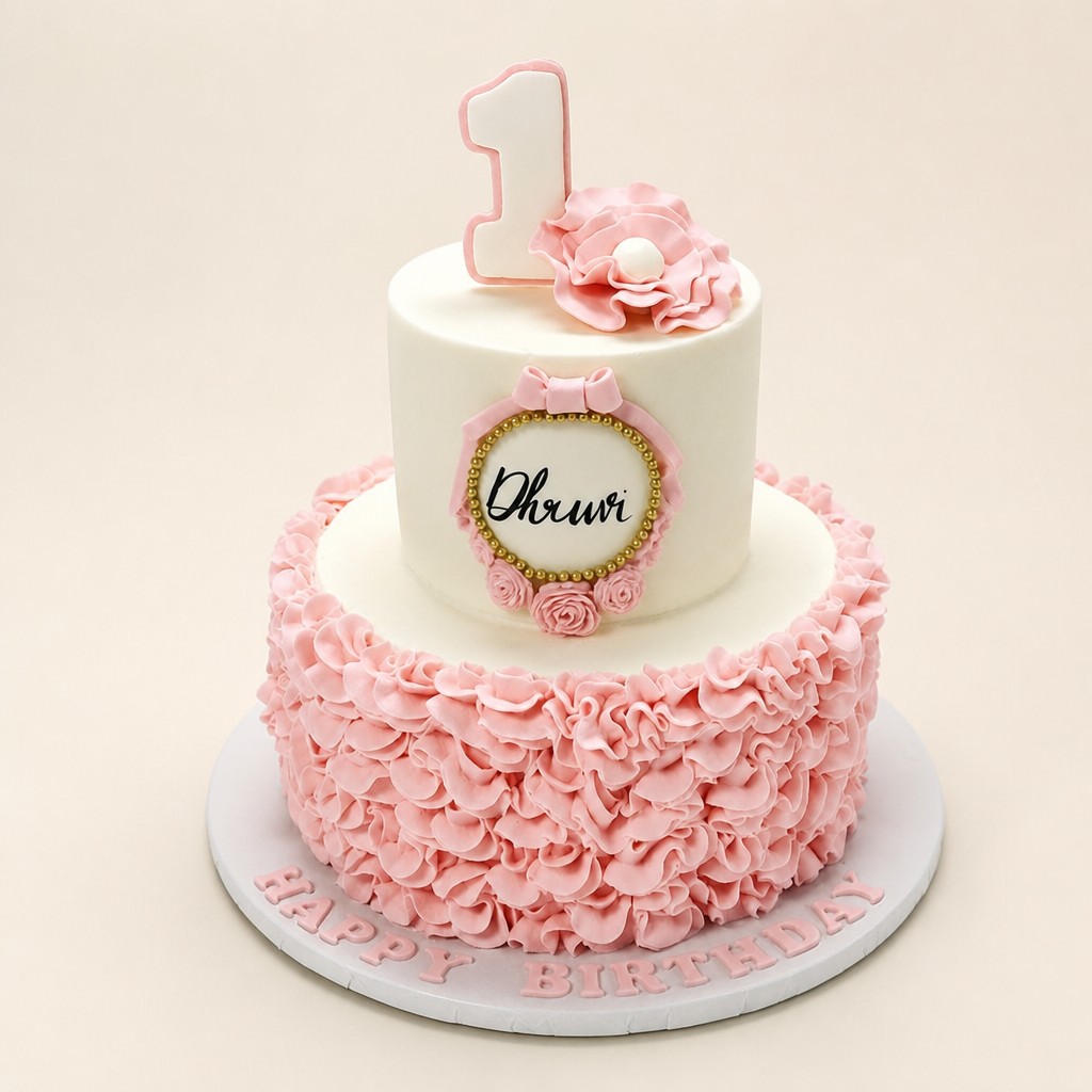 Birthday cake by Sweet Escape Cake Company, Indianapolis