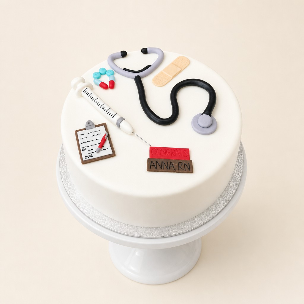Graduation cake by Sweet Escape Cake Company, Indianapolis