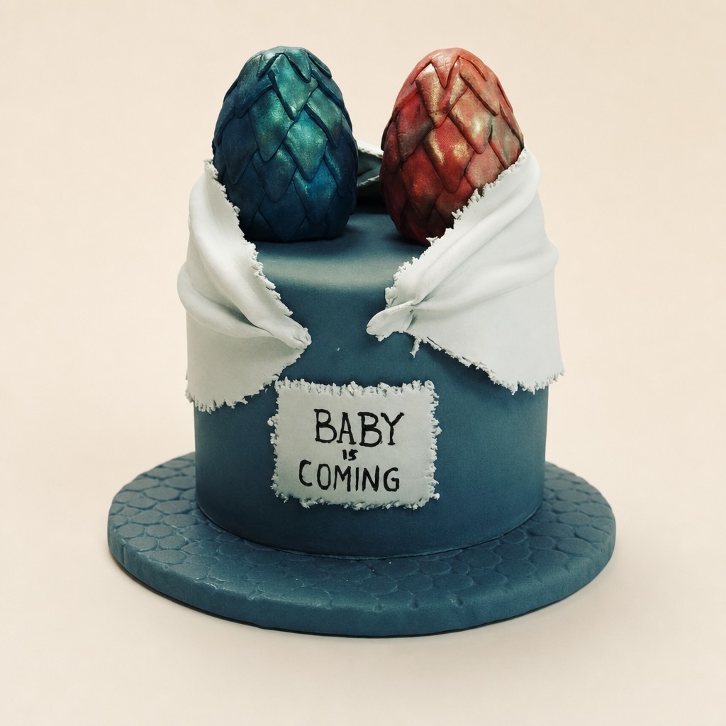 Baby shower cake by Sweet Escape Cake Company, Indianapolis
