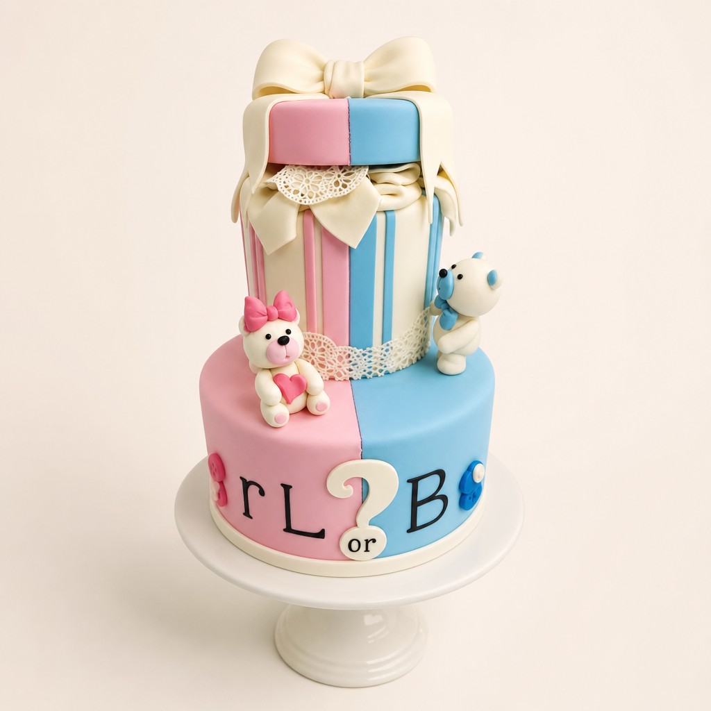 Baby shower cake by Sweet Escape Cake Company, Indianapolis