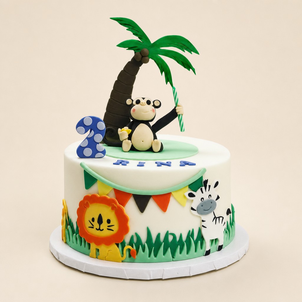 Birthday cake by Sweet Escape Cake Company, Indianapolis