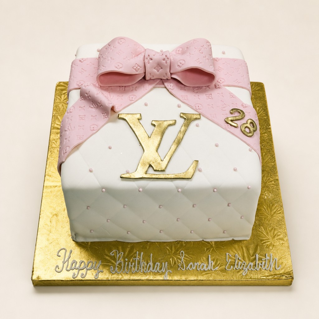 Birthday cake by Sweet Escape Cake Company, Indianapolis