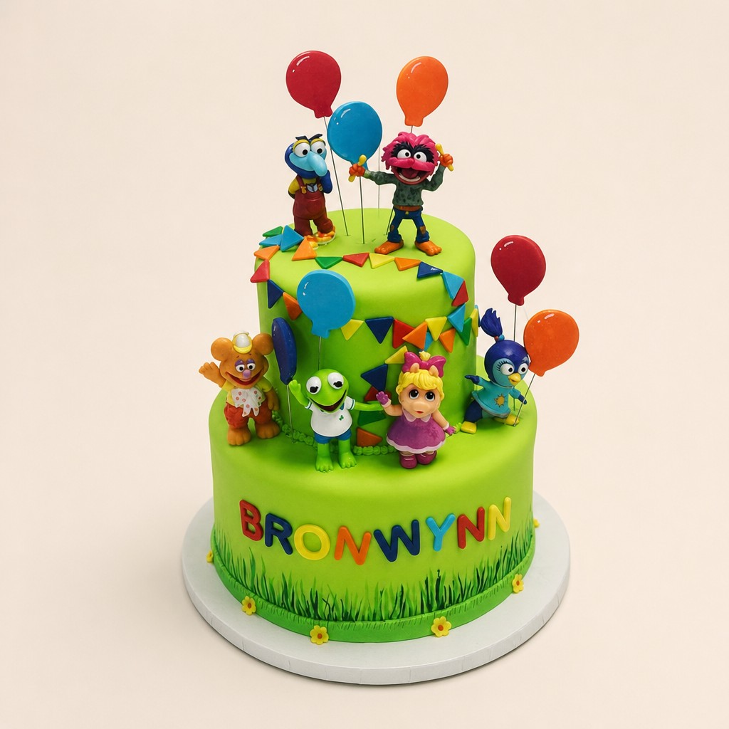 Birthday cake by Sweet Escape Cake Company, Indianapolis