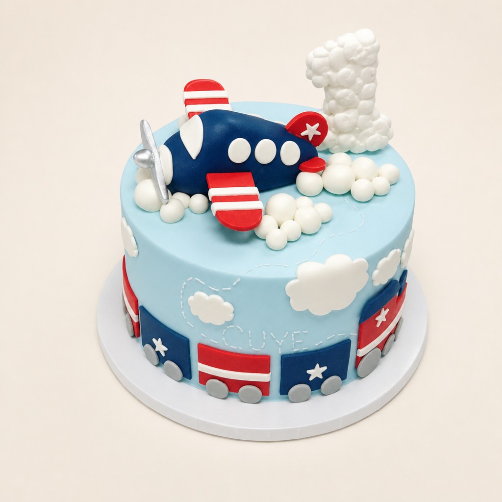 Birthday cake by Sweet Escape Cake Company, Indianapolis