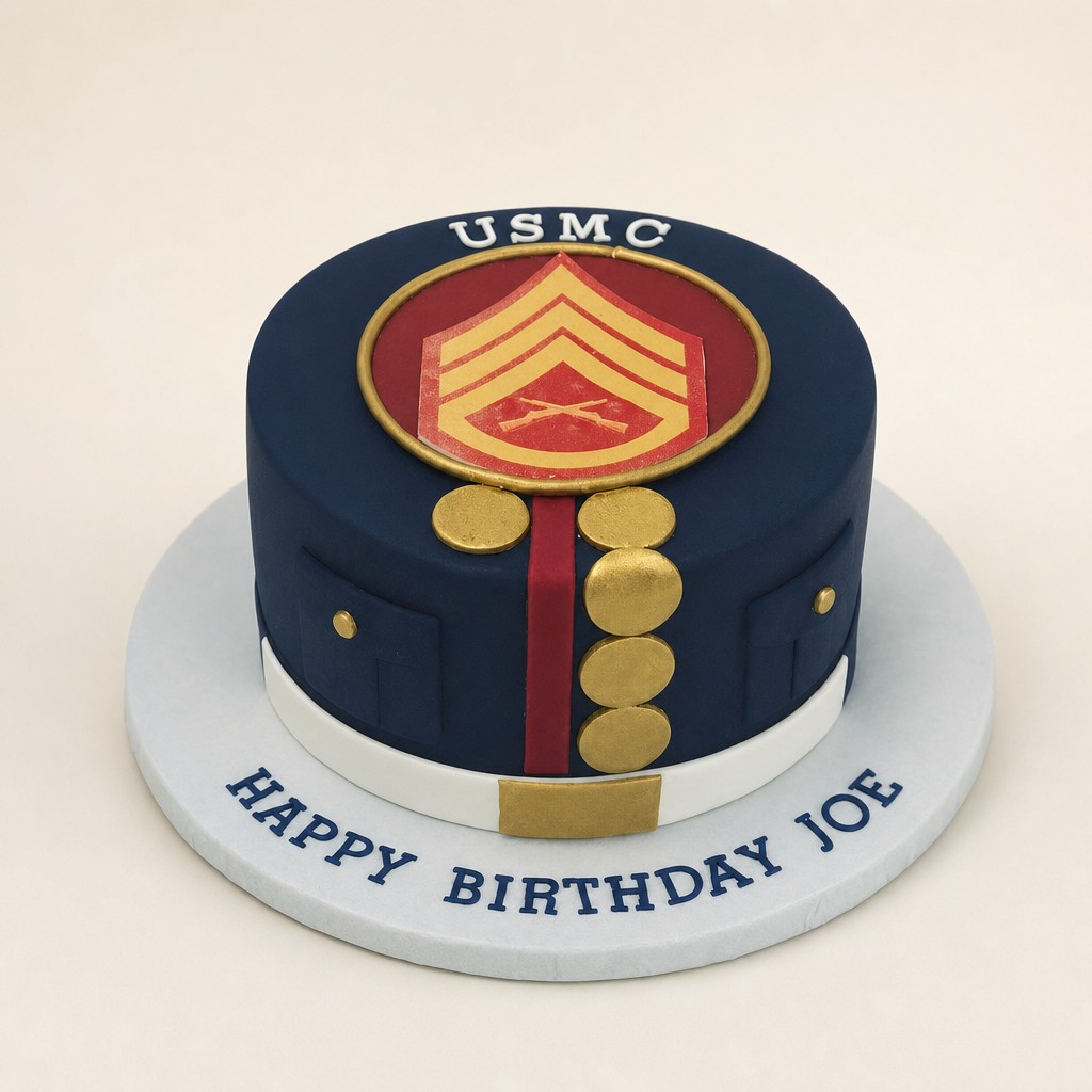 Birthday cake by Sweet Escape Cake Company, Indianapolis