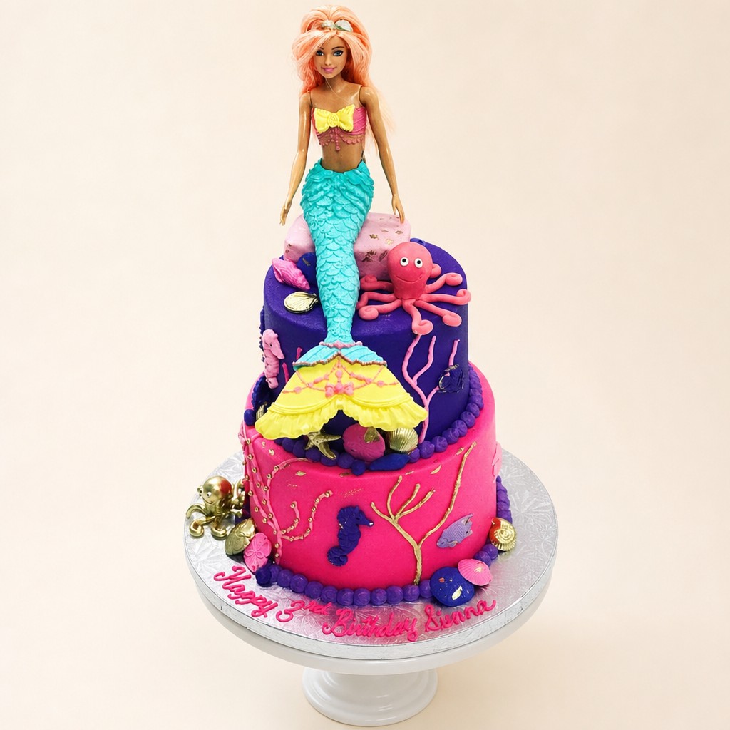 Birthday cake by Sweet Escape Cake Company, Indianapolis