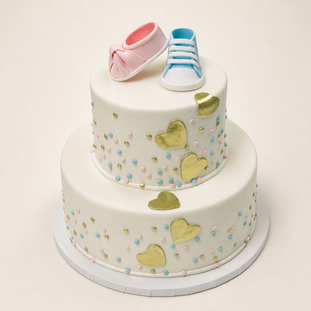 Baby shower cake by Sweet Escape Cake Company, Indianapolis