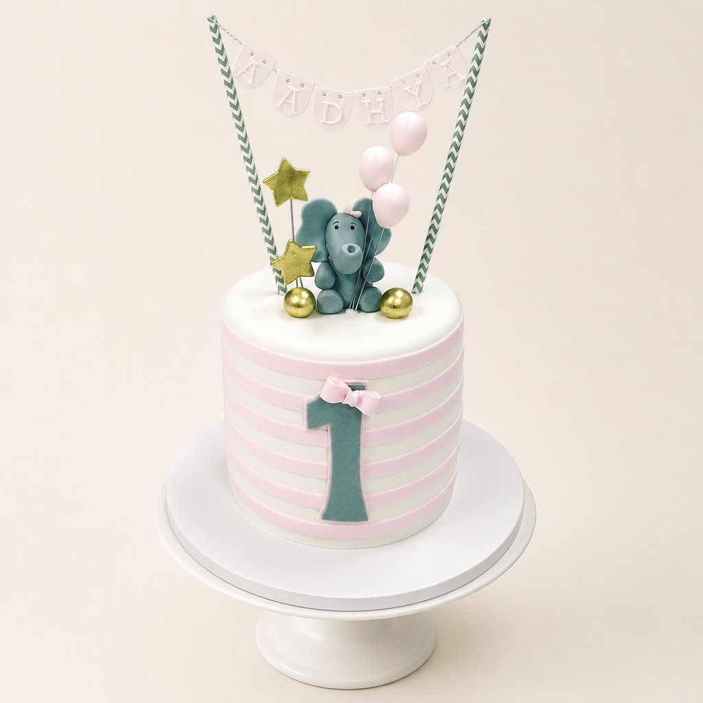 Birthday cake by Sweet Escape Cake Company, Indianapolis