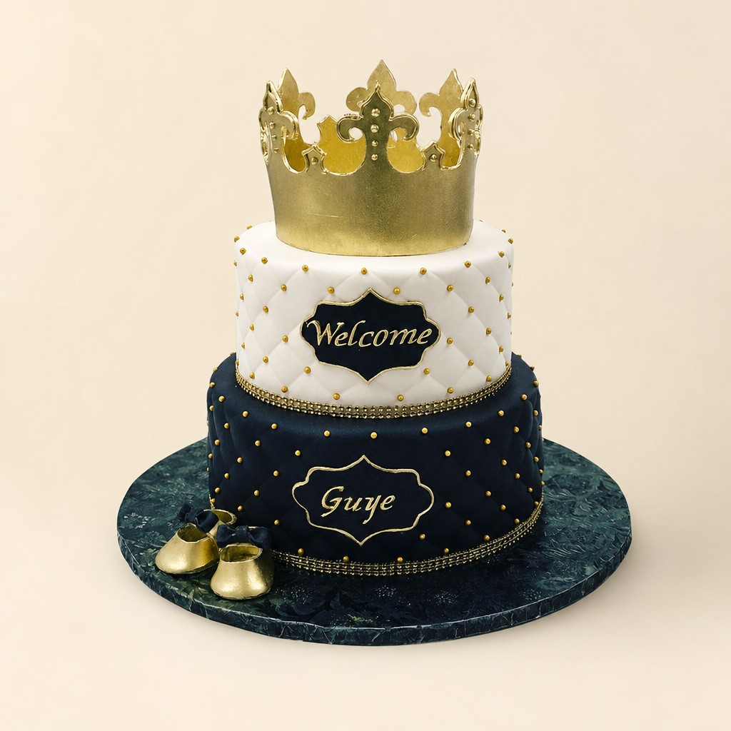Baby shower cake by Sweet Escape Cake Company, Indianapolis
