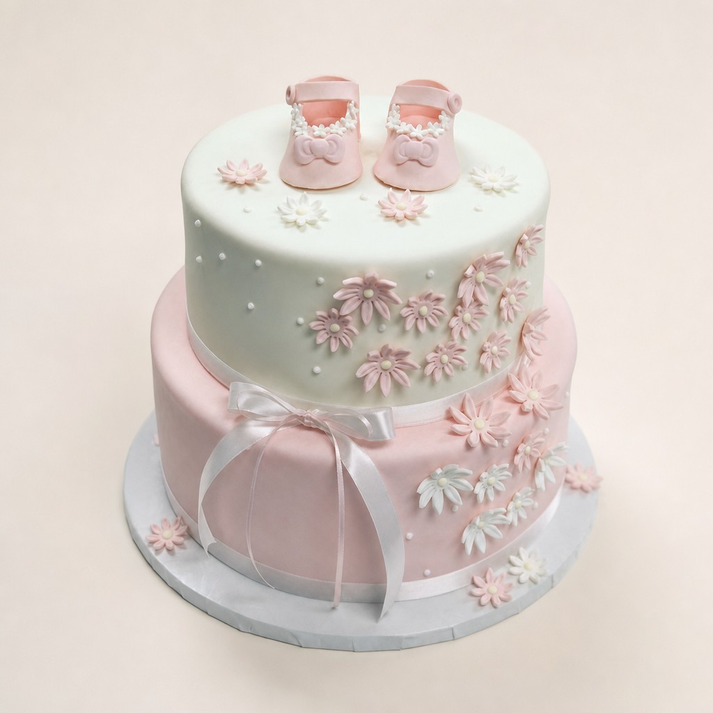 Baby shower cake by Sweet Escape Cake Company, Indianapolis