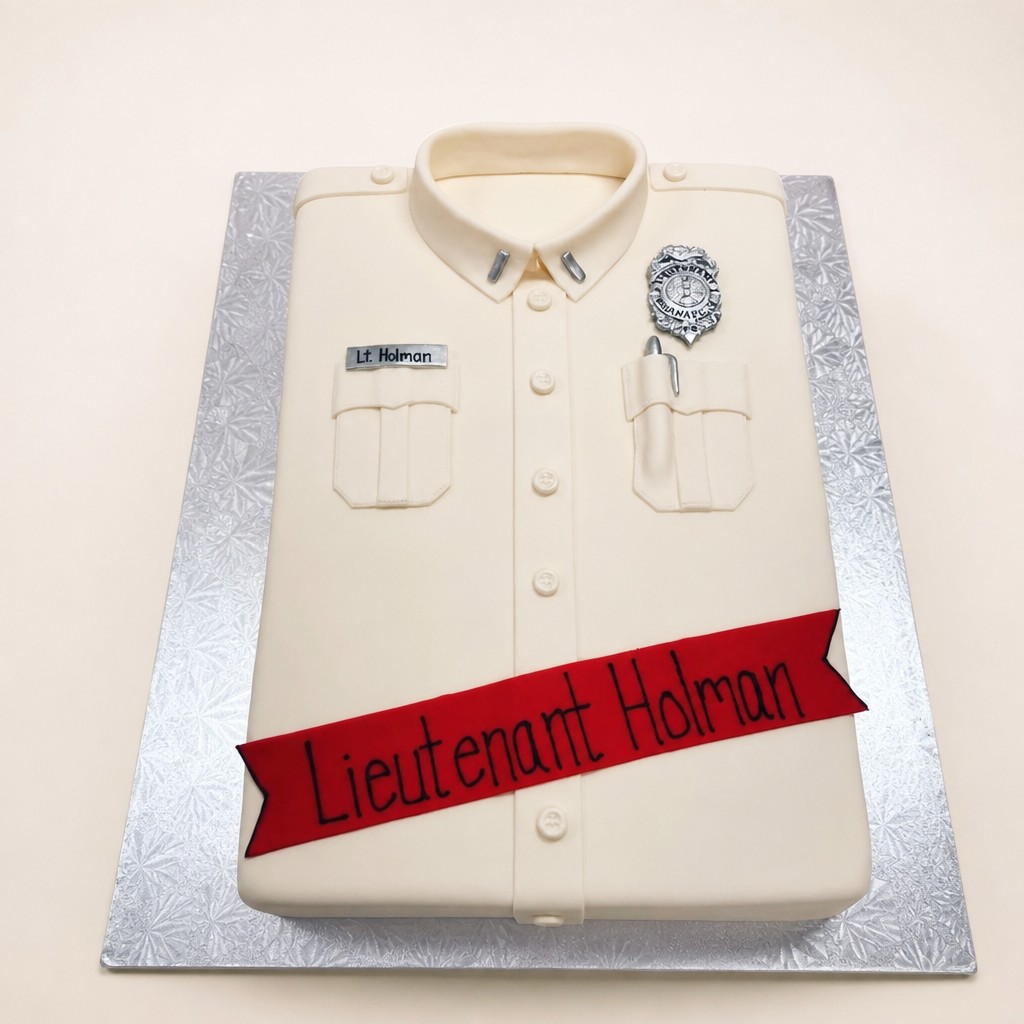 Retirement cake by Sweet Escape Cake Company, Indianapolis
