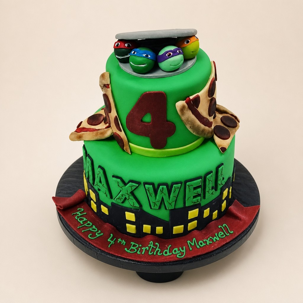 Birthday cake by Sweet Escape Cake Company, Indianapolis