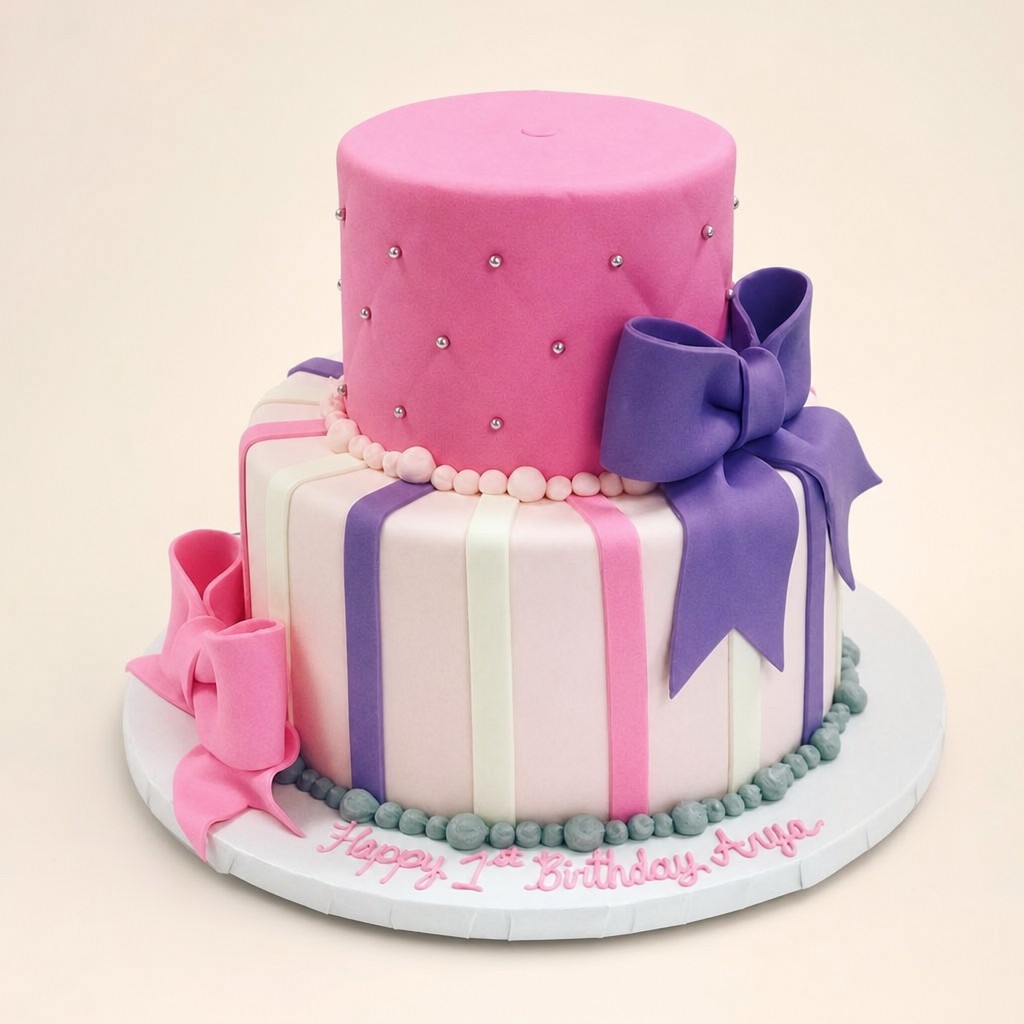 Birthday cake by Sweet Escape Cake Company, Indianapolis