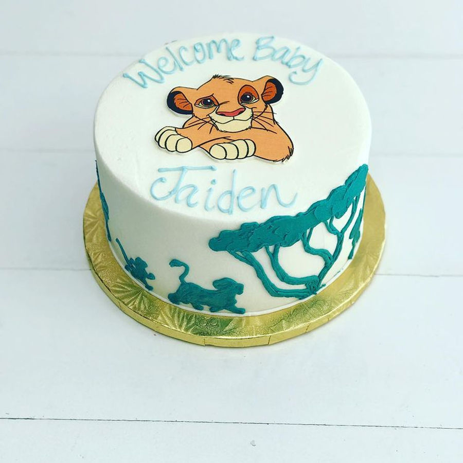 Baby shower cake by Sweet Escape Cake Company, Indianapolis