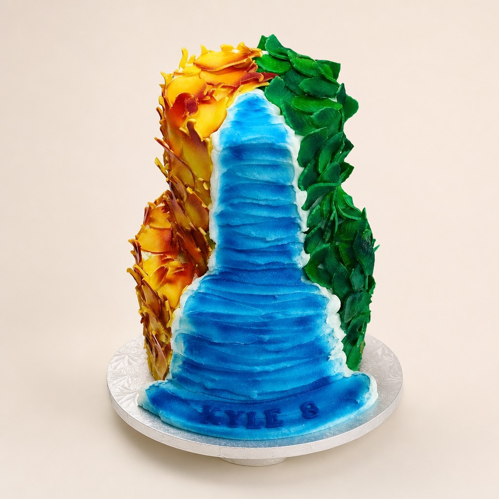 Birthday cake by Sweet Escape Cake Company, Indianapolis