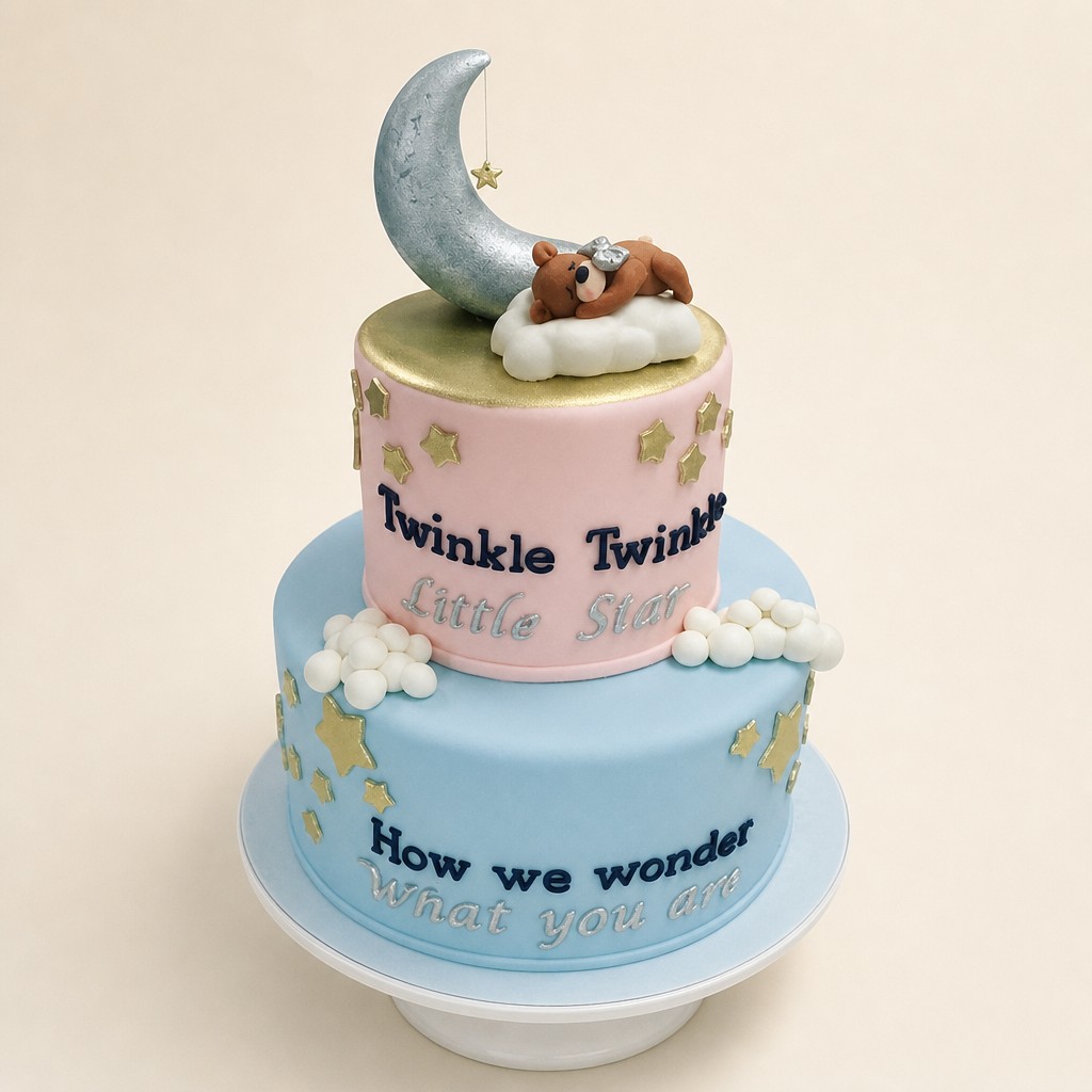 Baby shower cake by Sweet Escape Cake Company, Indianapolis